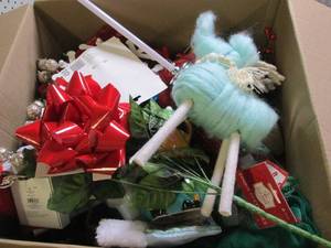 lot 431 image: box of christmas overstocks ...