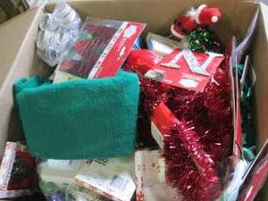 lot 433 image: box of christmas overstocks ...