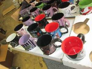 lot 443 image: 25 ceramic mugs with ghost busters,...