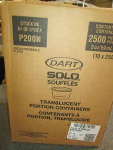 lot 447 image: case of dart solo translucent porti...