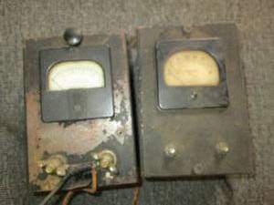 lot 488 image: 2 vintage meters ...