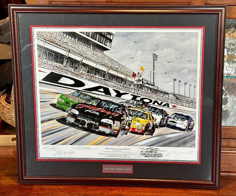 Garry hill artist proofs and hotsell signed Nascar prints