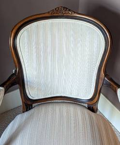 lot 29A image: Elegant Cream Armchair