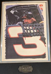 lot 75 image: Dale Earnhardt Shadowbox with Car - NASCAR