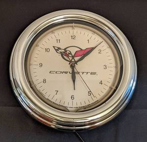 lot 79 image: Corvette Neon Wall Clock