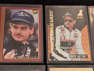 lot 89 image: Vintage NASCAR Trading Cards