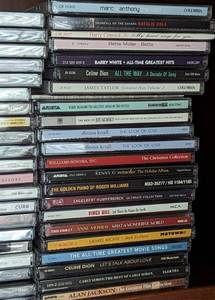 lot 95 image: Assorted CDs and Cassette Tapes