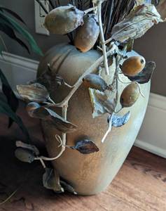lot 111 image: Pair of Faux Foliage Arrangements
