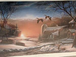 lot 117 image: Framed The Sharing Season II by Terry Redlin