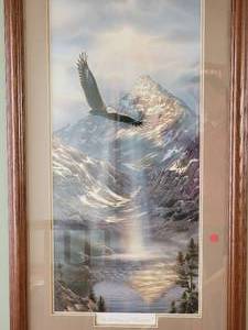 lot 27 image: Rick Kelley Freedom Trilogy Series of Framed Prints - 3 MATCHING PRINTS