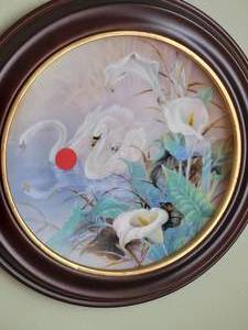 lot 64 image: Lena Liu The Swans Collector Plate