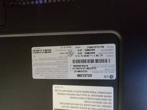 lot 29 image: LG 42 LED HDTV 42LE5300