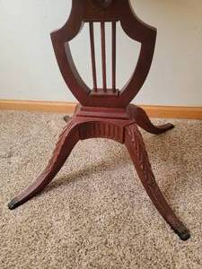 lot 12 image: Classical Carved Pawfoot Accent Table