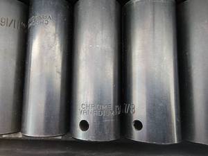 lot 82 image: Collection of Pittsburgh Chrome Vanadium Sockets