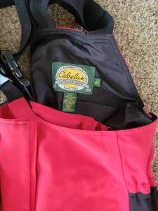 lot 31B image: Cabelas Guidewear Waterproof Overalls - Large