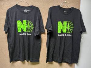 lot 31 image: 2 NEW NORTE LOOK UP & RELAX SHIRTS XL
