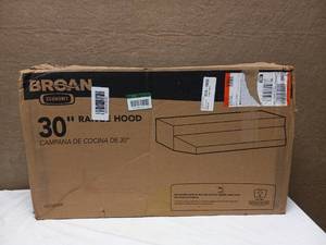 lot 66 image: NEW BROAN 30 RANGE HOOD