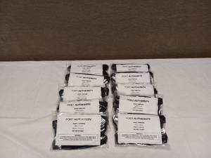 lot 71 image: 50 NEW BLACK FACE MASK BY PORT AUTHORITY
