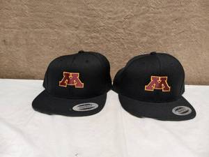 lot 82 image: 2 NEW U.S. U OF M HATS