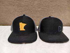lot 83 image: 2 NEW U.S. MINNESOTA STATE HATS