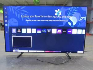 lot 944 image: Samsung - 75 Class The Frame QLED 4k Smart Tizen TV - QN75LS03BAFXZA - RESERVE $800.00 - RETAILS $1699.99