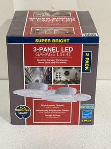 3 Panel LED Garage Light