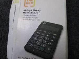 lot 9 image: 6 TRU Red Staples 10 Digit Solar an...