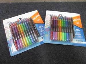 lot 18 image: 2 Sets of 22 Paper Mate Ink Joy Gel...