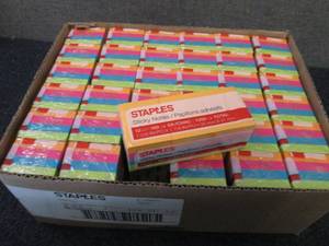 lot 54 image: Case of 36- 12pks 1200ct Staples St...