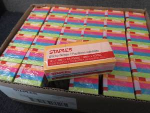 lot 55 image: Case of 36- 12pks 1200ct Staples St...