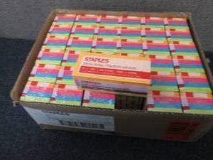 lot 56 image: Case of 36- 12pks 1200ct Staples St...