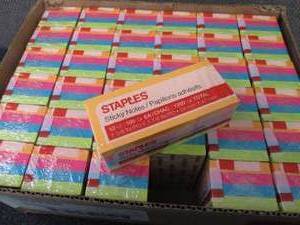 lot 58 image: Case of 35- 12pks 1200ct Staples St...