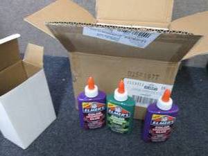 lot 66 image: Case of 18- 5 oz Bottles Elmers Co...