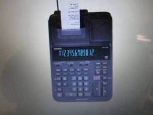 lot 67 image: Casio DR-210R-BK Heavy-Duty 12-Digi...