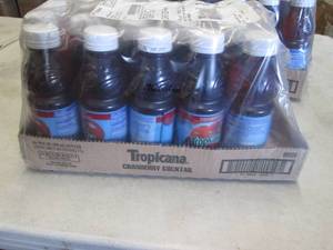 lot 90 image: 20- 10 oz Bottles Tropocana Cranber...