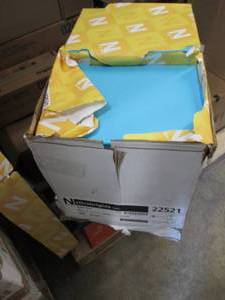 lot 127 image: Open Case Nastrobrights Blue 8.5x11...