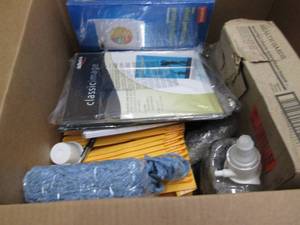 lot 139 image: Box of Assorted Office Products...
