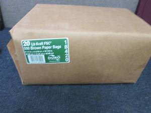 lot 162 image: Pack of 500 Bags Duro ID# 18420 100...