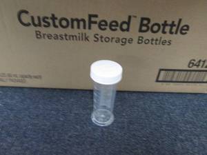 lot 213 image: Case of 100- 60 ml Abbott Custom-Fe...
