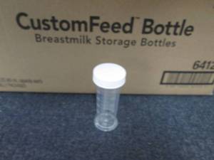lot 214 image: Case of 100- 60 ml Abbott Custom-Fe...