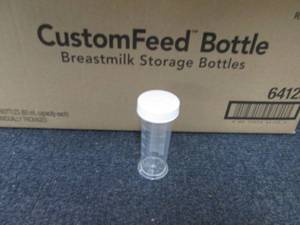 lot 215 image: Case of 100- 60 ml Abbott Custom-Fe...