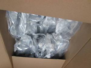 lot 221 image: Caseof 100 Safety Goggles...