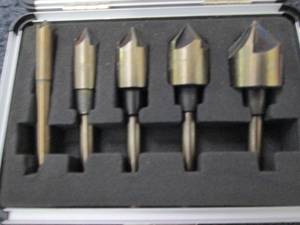 lot 255 image: Countetrsink Drill Bit Set...