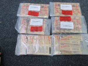 lot 267 image: 6- 6-50 ct pks 1 14 size Raw Rolli...