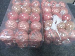 lot 322 image: 2 pks Christmas Ornaments...