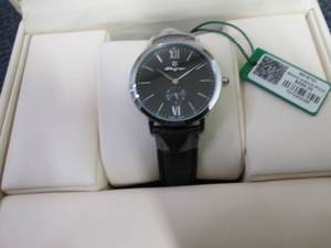 lot 347 image: Womens Black Quartz Watch Retail $...