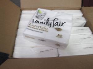 lot 414 image: Case of 12- 40pks Vanity Fair Bever...