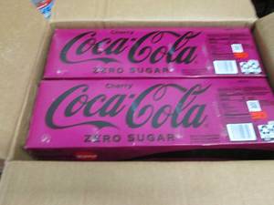 lot 415 image: 2- 12pks Cherry CocaCola Zero Sugar...