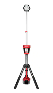 lot 34 image: Brand New Milwaukee M18 18-Volt Lithium-Ion Cordless Rocket Dual Power Tower Light