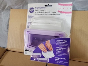 lot 38 image: New Case of 12 Sugar Sheets Baking Punches